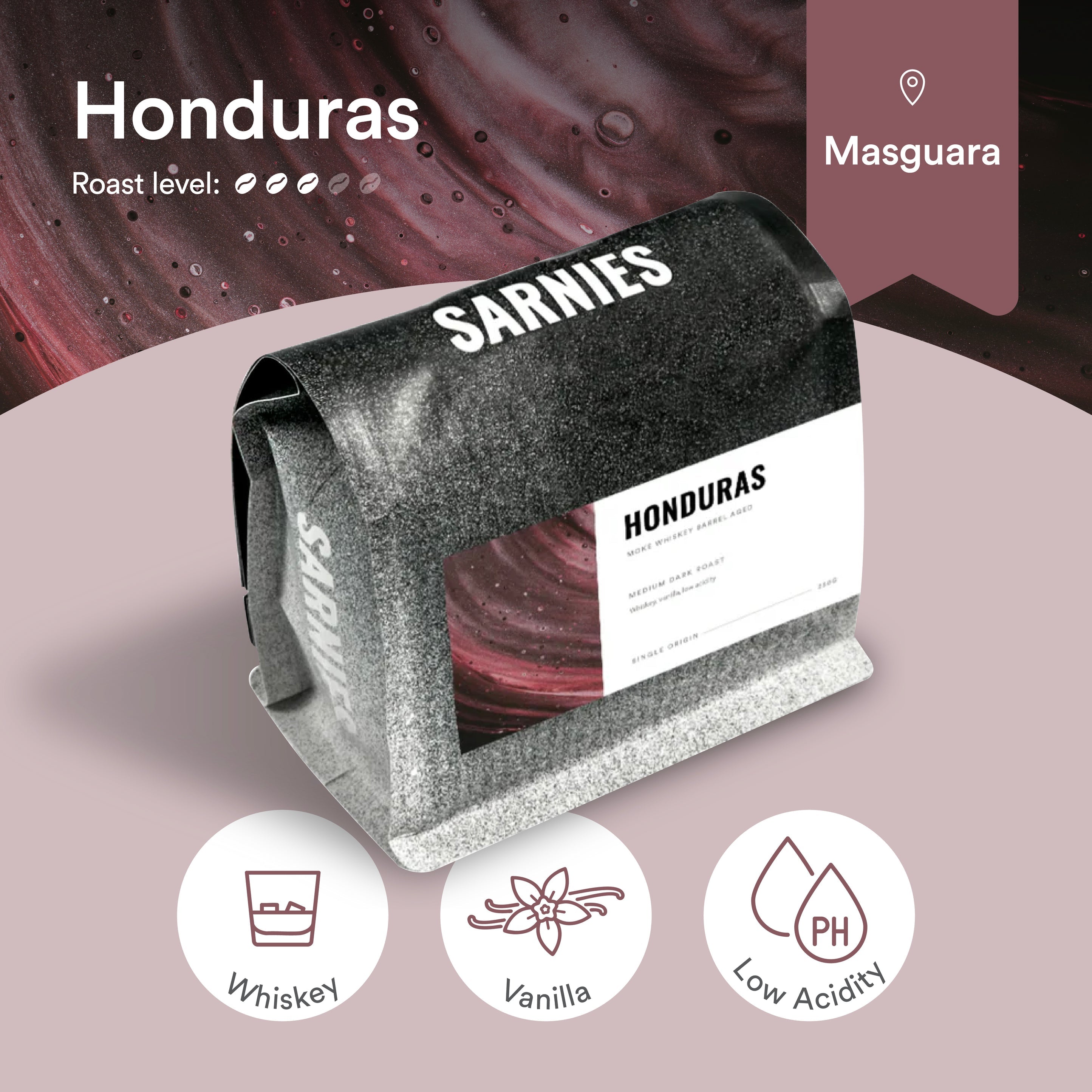 Honduras Moke Whiskey Aged (Single Origin)